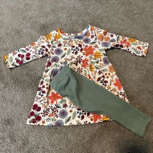 Like New Old Navy 3-6 Month Dress and leggings